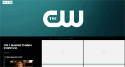 Desktop Screenshot of blog.cwtv.com